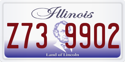 IL license plate Z739902