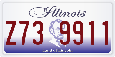 IL license plate Z739911