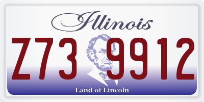 IL license plate Z739912