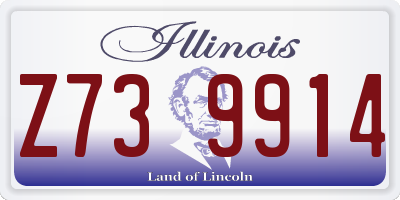 IL license plate Z739914