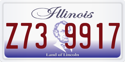 IL license plate Z739917
