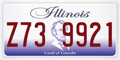 IL license plate Z739921
