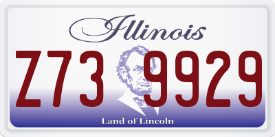 IL license plate Z739929