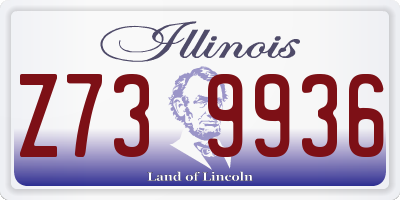 IL license plate Z739936