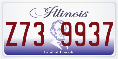 IL license plate Z739937