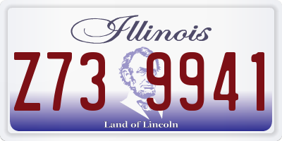 IL license plate Z739941