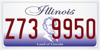 IL license plate Z739950