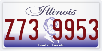 IL license plate Z739953