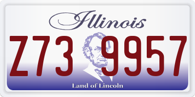 IL license plate Z739957
