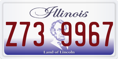 IL license plate Z739967
