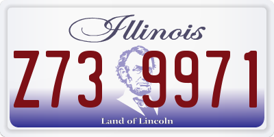 IL license plate Z739971