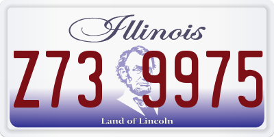 IL license plate Z739975