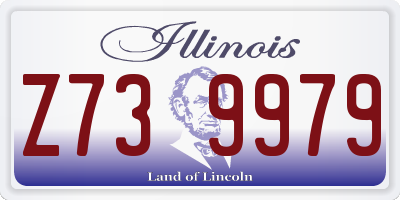 IL license plate Z739979