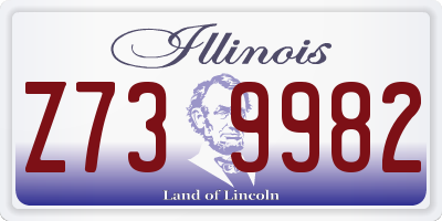 IL license plate Z739982