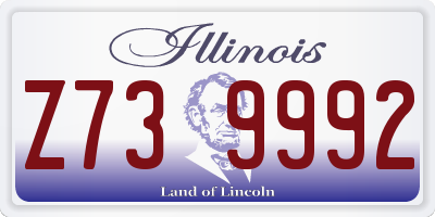 IL license plate Z739992