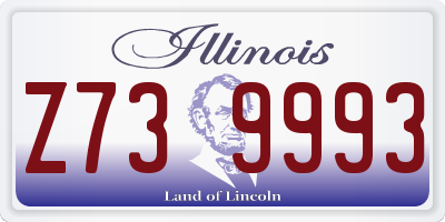 IL license plate Z739993