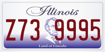 IL license plate Z739995