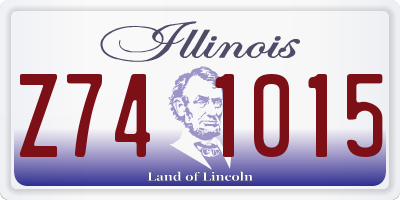 IL license plate Z741015