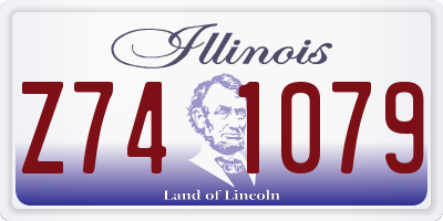 IL license plate Z741079