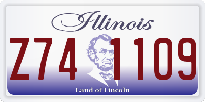 IL license plate Z741109