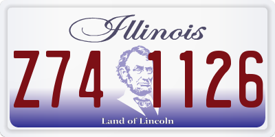IL license plate Z741126