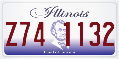 IL license plate Z741132