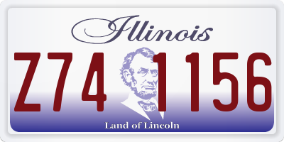 IL license plate Z741156