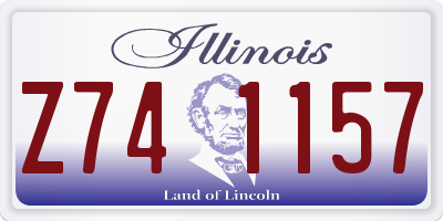 IL license plate Z741157