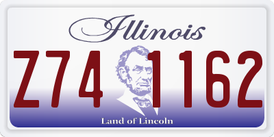 IL license plate Z741162