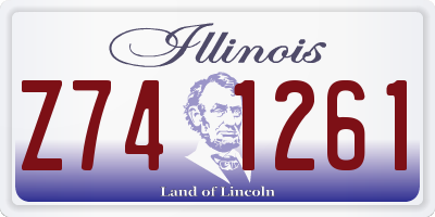 IL license plate Z741261