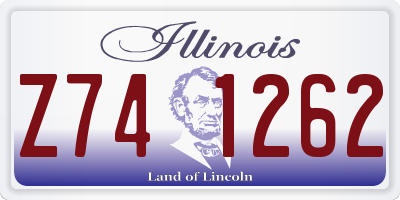 IL license plate Z741262