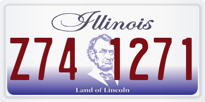 IL license plate Z741271