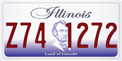 IL license plate Z741272