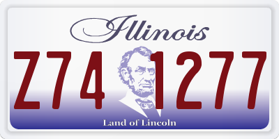 IL license plate Z741277