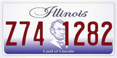 IL license plate Z741282