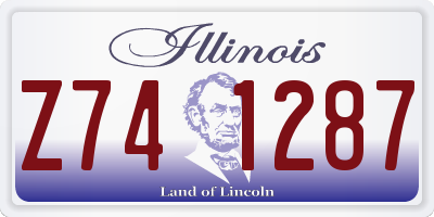 IL license plate Z741287