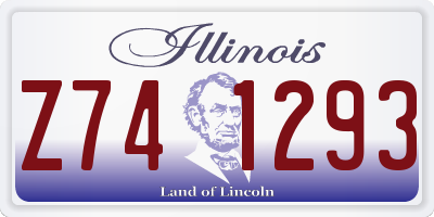 IL license plate Z741293