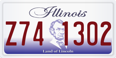 IL license plate Z741302