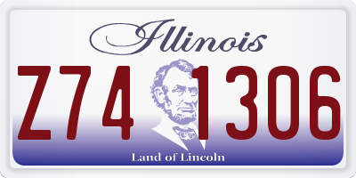 IL license plate Z741306