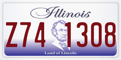 IL license plate Z741308