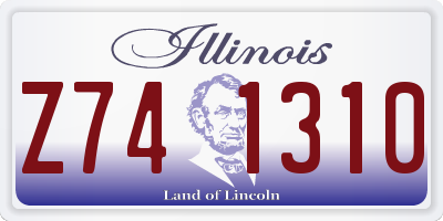 IL license plate Z741310