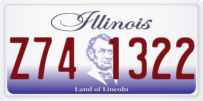 IL license plate Z741322