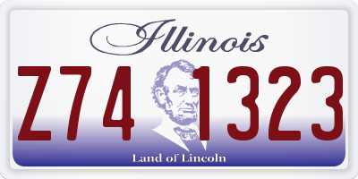 IL license plate Z741323
