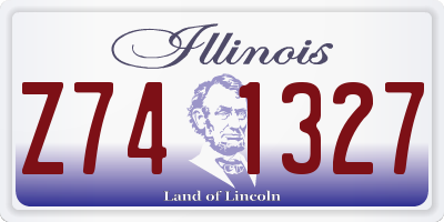 IL license plate Z741327