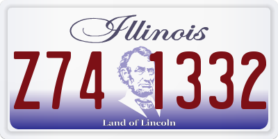 IL license plate Z741332