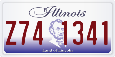 IL license plate Z741341