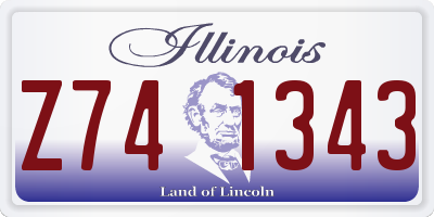 IL license plate Z741343