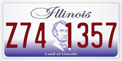 IL license plate Z741357