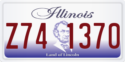IL license plate Z741370