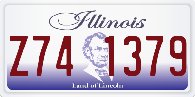 IL license plate Z741379